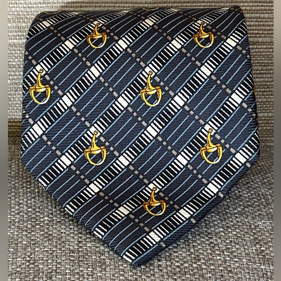 Celine men’s tie horsebit gray 60” - Picture 1 of 6